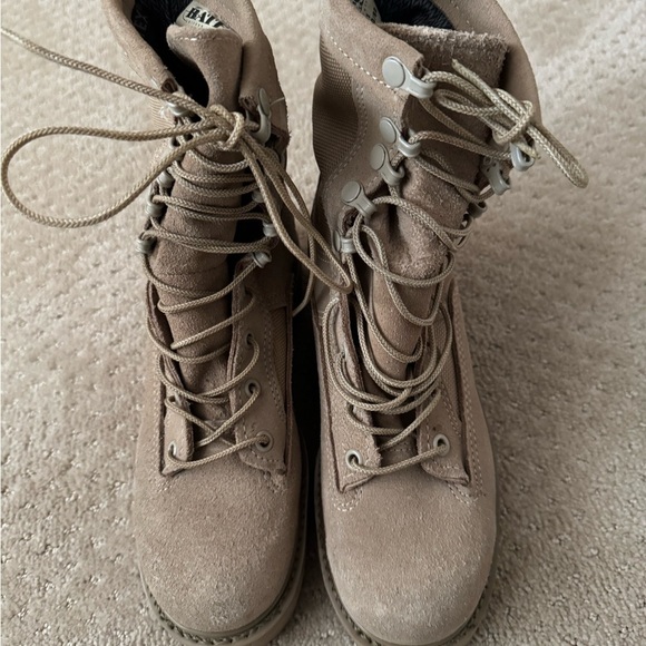 BATES Men Combat Military Desert Coyote Tan Boots-Size 10 in Heel/Toe-Size 4 N - Picture 10 of 12